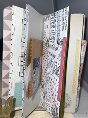 OOAK Junk journal + 1 Signature + Ephemera Box W Lace, Beads Handmade Pieces