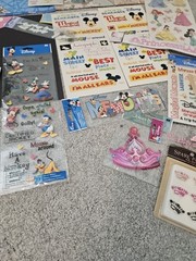 Disney Princess Scrapbook Stickers 30 pc LOT Mickey Pooh Snow White Cinderella