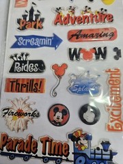 Sandylion Disney Theme Park Mickey Mouse Sticker Sheet