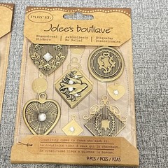 Jolees Botique Dimensional Stickers 9 pcs x 2 packs of Lockets New