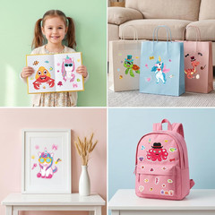 24 Sheets 8.27»×5.9» Make Your Own Stickers for Kids Toddlers, Make a Face Sti