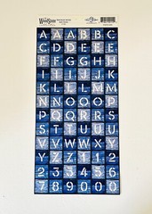 Cloud 9 Designs The WoodStone Collection Alpha Stickers