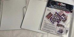 ArtBin Magnetic Die Sheets 6972AB White/Black Magnet Craft ONLY 2 out 3