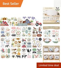 12 Rustic Floral Rub-On Transfers – Perfect for Christmas Decor, 5.5×5.7 Inches