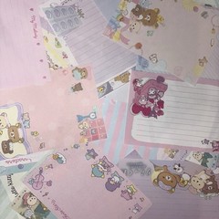 Kawaii Memo Sheets Grab Bag (25 pcs) Kirby, Sanrio, San-X Japanese memo pad cute