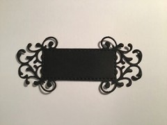Book Plates / Labels die cut embellishments 8 pcs 1-1/2” x 3-1/4” choose color