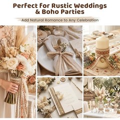 9 Rolls Jute Ribbon Lace Set Burlap Craft Ribbon Rustic Wedding Gift Wrap Decor