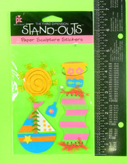 Provo Craft Stand Outs At The Beach 3D Sticker Pack