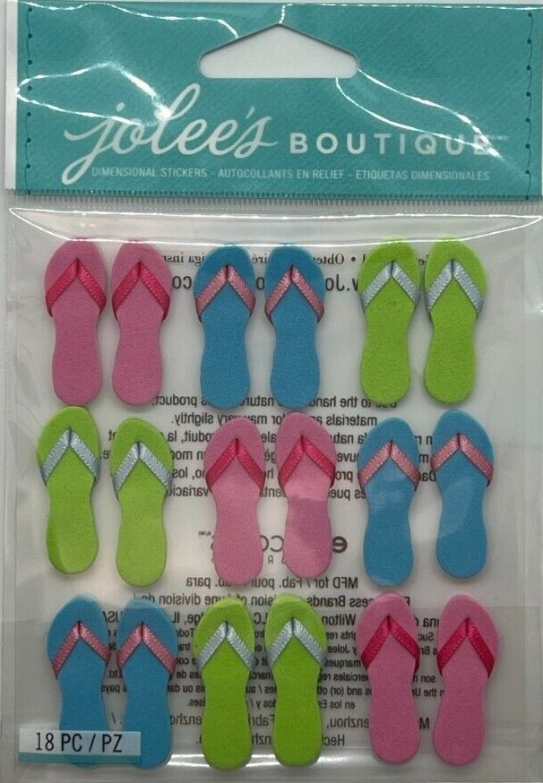 Beach Stickers – Sunglasses – Dimensional Scrapbook Stickers | Jolee’s Boutique