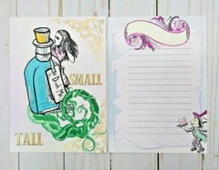 100 Pcs~Alice In Wonderland~Junk Journal Starter Kit~Scrapbooks~Planners~Crafts