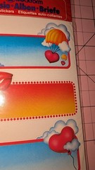 Vintage Stickers Zweckform Hearts Lips Clouds Labels 3 Sheets New Pack