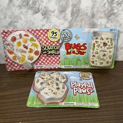Portal Stickers Lot- Scratch & Smell, Bugs In A Jar, And Playful Paws