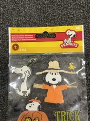 New! Peanuts Charlie Brown Snoopy Halloween Scrapbooking Stickers EK Success