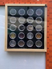 Vintage 20 Colors Karen Foster HERITAGE 800 pc EYELETS 1/8in 3mm Set 2004 Eyelet