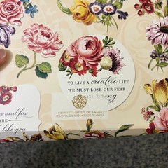 Anna Griffin Quotes & Flowers 120 3-D Flower Stickers & Cardstock – New AG 772