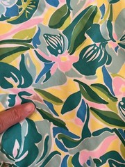 Mixed Lot of Lilly Pulitzer Barbara Gerwit Fabric Cloth Material Upcycle Crafts