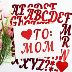ZTXPRO 10 Sheets Letter Stickers, 2 Inch Self-Adhesive Cursive Vinyl Alphabet…