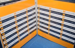 University of Michigan Wolverines NCAA 8”x8” Complete Photo Scrapbook ~ NEW ~ G2