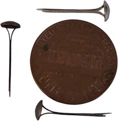 a Long Leg Brad with Mini 4.5Mm round Head, 360 Pcs Paper Fasteners – 6 Metal Co
