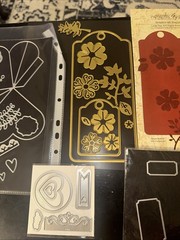 Paper Crafting Steel Dies Lot Of 44 Hearts, Flowers, Tags And Frames + More
