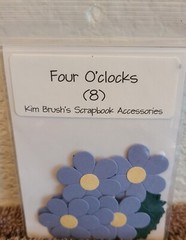 4 Sets Die-Cuts Craft Embellishments Scrapbook, Cards My Sunshine, Flowers #63
