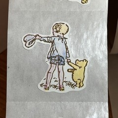 Vintage Winnie The Pooh Stickers Rolls Lot of 2