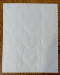 Vintage 1994 Gibson Solid Red Metallic Heart Stickers ~ 1 Sheet/20 Hearts