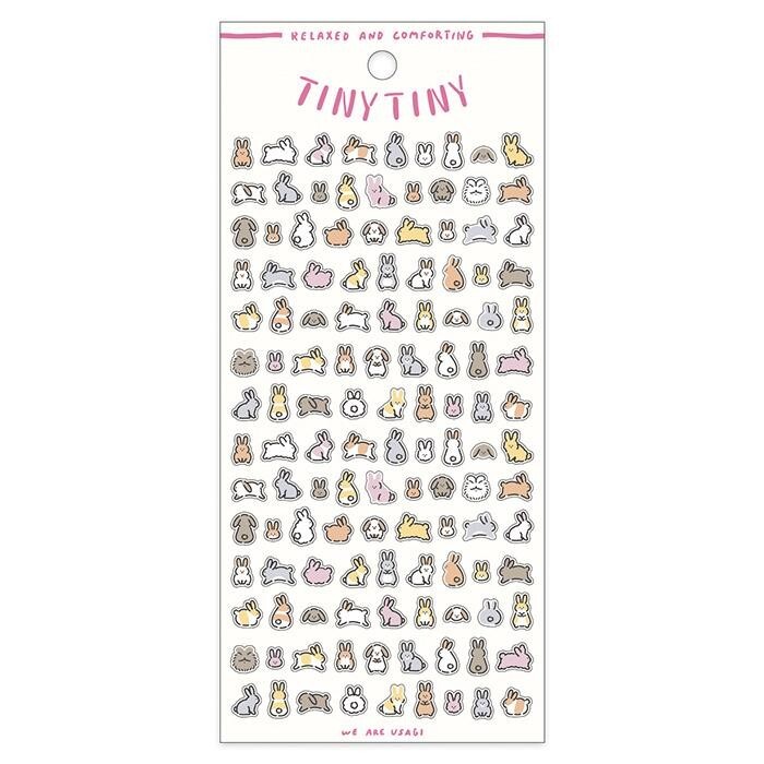 Scrapbook/Planner Supplies MIND WAVE Tiny Tiny Sticker Usagi Rabbit 1 sheet