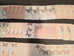 100pc The Language Of Natural. 3 1/4 X 3 1/4 Scrapbook Papers Very Pretty
