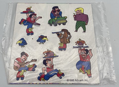 Vintage Admark Stickers 1995 50s Diner Drive In Sticker Sheet Scrapbook NOS