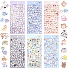 600+ Cute Mini Puffy StickersSmall 3D Tiny Micro Bulk Sticker Set for Kids Gi…