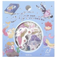 BGM Planner Sticker Foil Stamped Flake Seal Fairy Tale – The Story of Mermaid