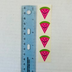 VINTAGE 1980s Stick n Sniff Scented Fruit Stickers KIWI WATERMELON PEACH LEMON