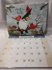2025 Wall Calendar & Desk Planner Set*Cute Gnomes*Susan Winget Art*Boys Town*New