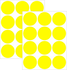2″ Transparent round Sealing Sticker,Pack of 360