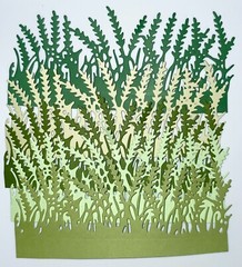 💚WHEAT GRASS cardstock paper die cut embellishments
