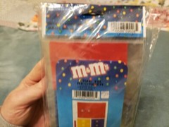 Lot Of 12 EK Success M&M’s Adhesive Envelopes 4 Keepsake CANDY Stickers