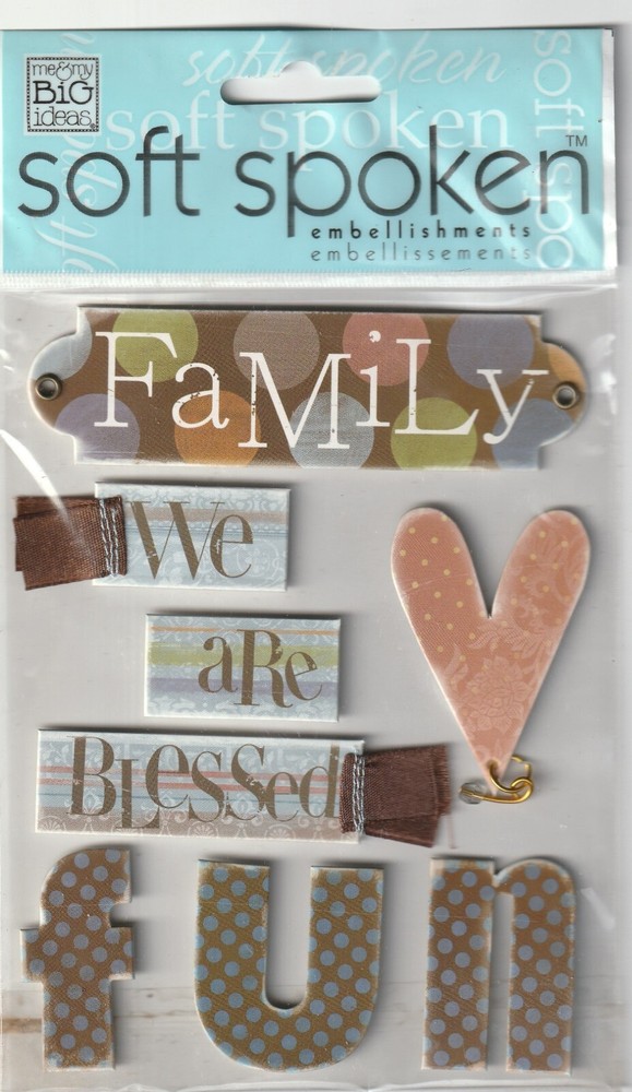 MAMBI Soft Spoken by Kay 3D Stickers FAMILY FUN Theme 93938 Fast FREE Ship!