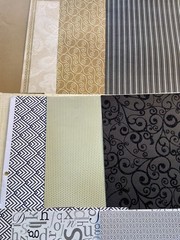 Large Lot of Neutrals Scrapbooking Stickers & Paper 30+ Pgs Paper Studio 112 Etc