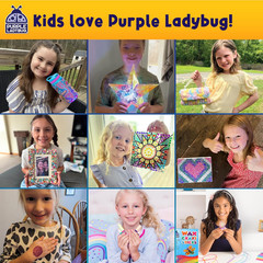 Purple Ladybug 1260 Variety Scratch and Sniff Stickers – 15 Unique Scents – Fun