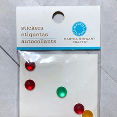 Martha Stewart Frosted Rainbow Gem Dimensional Embellishment Scrapbooking Craft