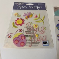Jolee’s Boutique K&Company Recollections Fairies Spring Scrapbook Stickers
