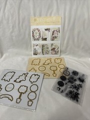 ANNA GRIFFIN TREILLAGE STAMPS AND DIES AG-864H New