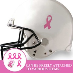 320Pcs Breast Cancer Awareness Pink Ribbon Stickers for DIY Decorations