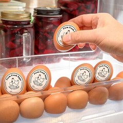 1000 Pcs Farm Fresh Eggs Washed Carton Labels 1.5 Inch Round inch