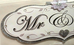 RECOLLECTIONS Themed Dimensional Sticker – MR. & MRS. TITLE