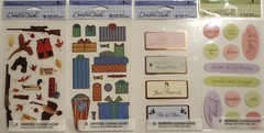 Lot of 12 CREATIVE TOUCH Scrapbooking Stickers MIX ASSORTMENT