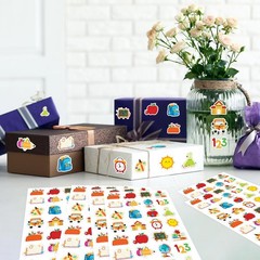 1 1/2″ Cute Preschool Kindergarten Back to School Stickers, 480PCS Pre-K Self…