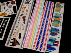 Scrapbooking Lot Gr Lengths Buttons, Buildings, School, Music, Patriotic, Pastel