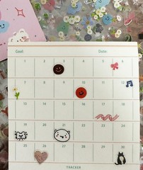Pre-Cut Cute Portable Stickers Book for Scrapbooking – Love Theme Small Ephem…